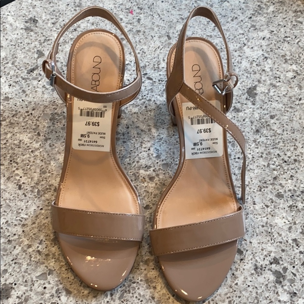 Abound Steph-Pu Heels Nude Patent